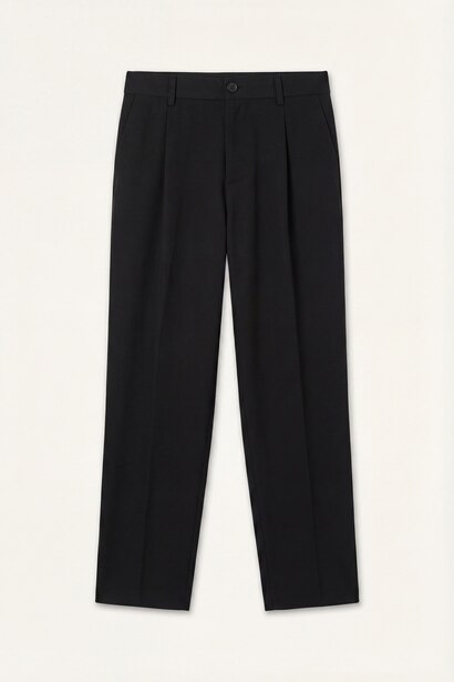 Baggy Fit Düz Paça Basic Pantolon