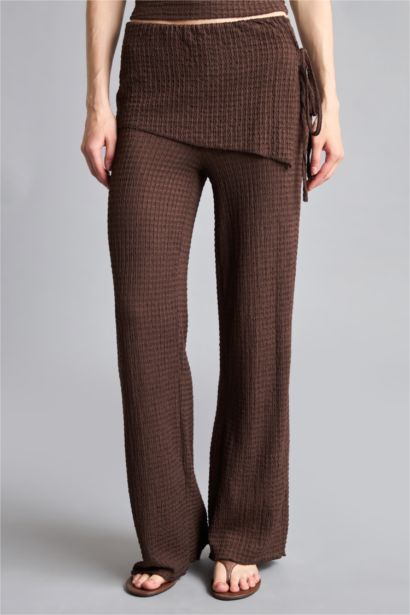 Wıde Leg Bürümcük Pantolon