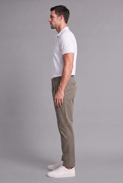 Relax Fit Pileli Pantolon