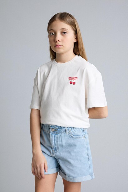 Girl Regular Fit Short Sleeve T-Shirt
