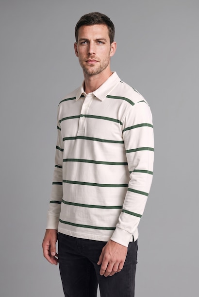 %100 Pamuk Relax Fit Çizgili Sweatshirt