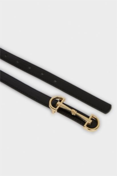 Kadın Oval Toka Suni Deri Günlük Kemer