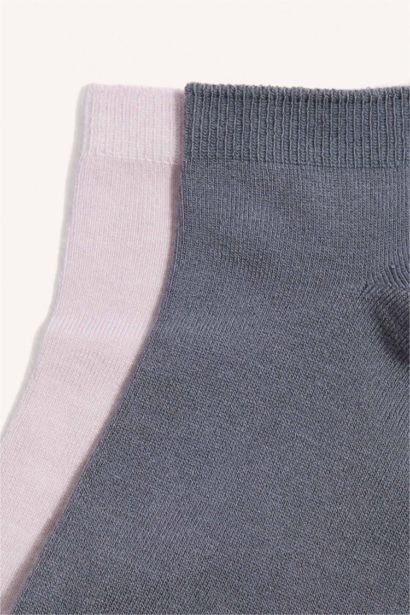 2'Li Dikişsiz Patik Çorap