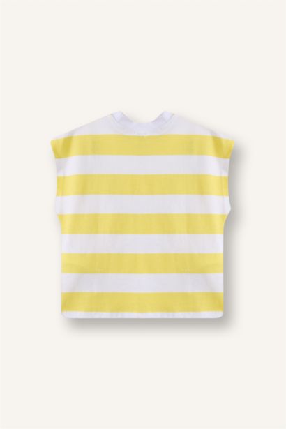 Baby Boy Oversize Fit Striped Tank Top