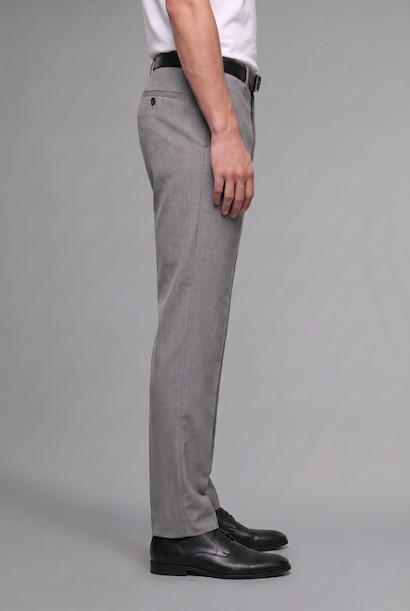 Woman Regular Fit Straight Leg Normal Waist Pocket Trousers