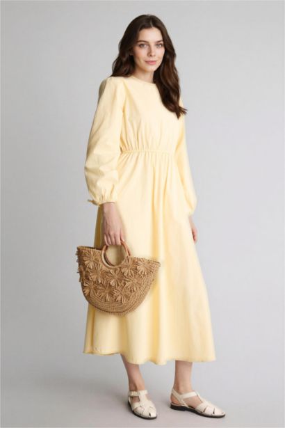 A Kesim Poplin Elbise