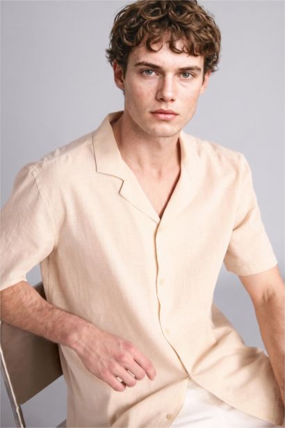 Regular Fit Cotton Short Sleeve Shirt