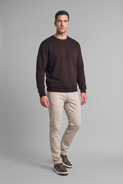 Regular Fit Heavyweight Fabric Sweatshirt