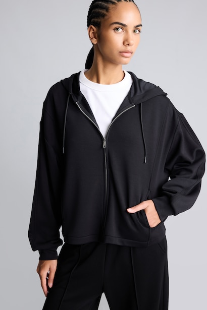 Ultra Yumuşak Oversize Kapüşonlu Basic Sweatshirt