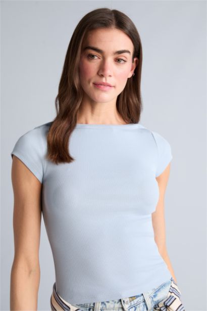 Slim Fit Camisole Short Sleeve T-Shirt