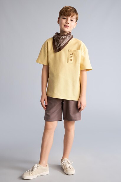 Boy 100% Cotton Regular Fit Shorts