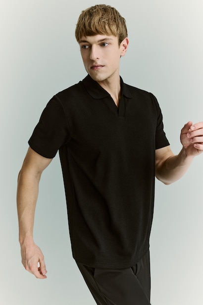 Regular Fit Resort Yaka Basic Polo Tişört