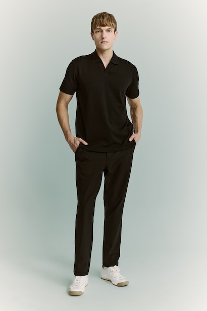 Regular Fit Resort Yaka Basic Polo Tişört