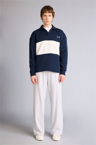 Boxy Fit Long Sleeve Sweatshirt