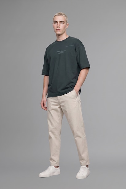 Loose Fit Kısa Kollu Baskılı Tişört