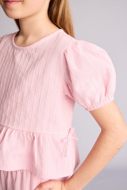 Girl Regular Fit Short Sleeve Blouse