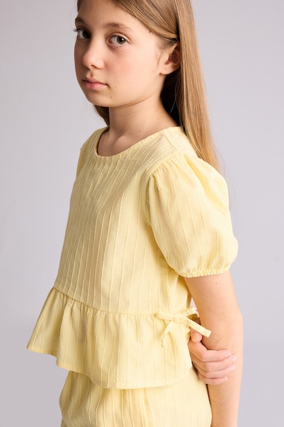Girl Regular Fit Short Sleeve Blouse