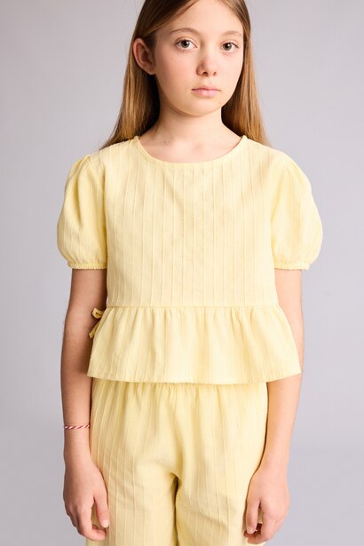 Girl Regular Fit Short Sleeve Blouse