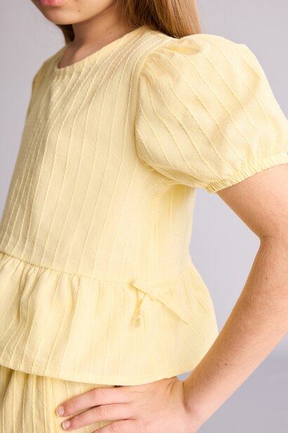 Girl Regular Fit Short Sleeve Blouse