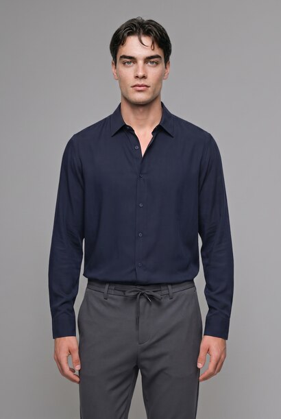 Regular Fit modal Long Sleeve Shirt