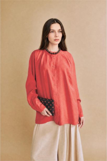 Relaxed Fit Uzun Kollu Modal Tunik