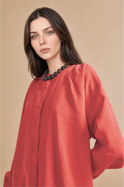 Relaxed Fit Uzun Kollu Modal Tunik