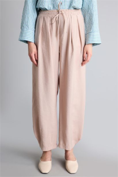 Relax Fit Modal Beige Trousers