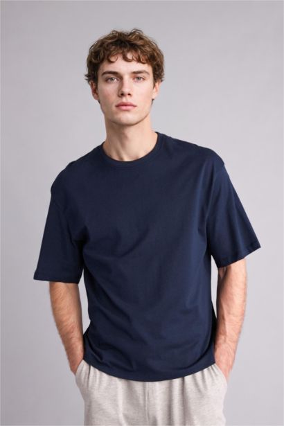 Boxy Fit дөңгелек жағалы үсті