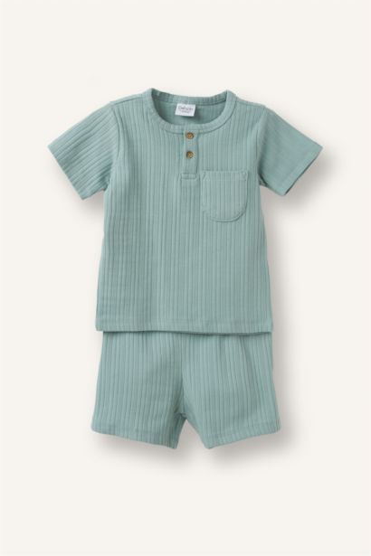 2 piece Regular Fit Knitted Pyjamas
