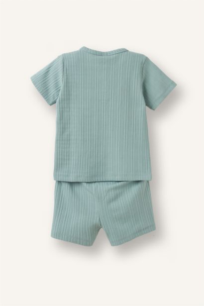 2 piece Regular Fit Knitted Pyjamas