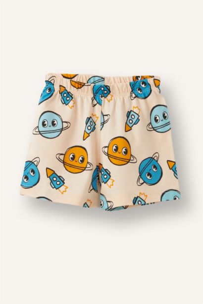 Desenli 2'li Pijama Takımı Erkek Bebek