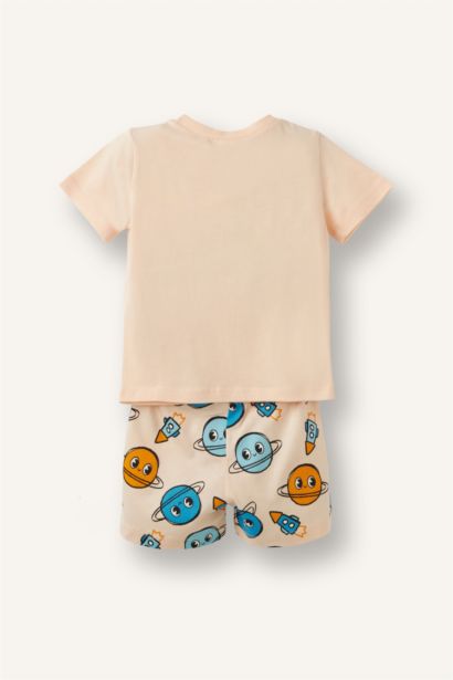 Desenli 2'li Pijama Takımı Erkek Bebek