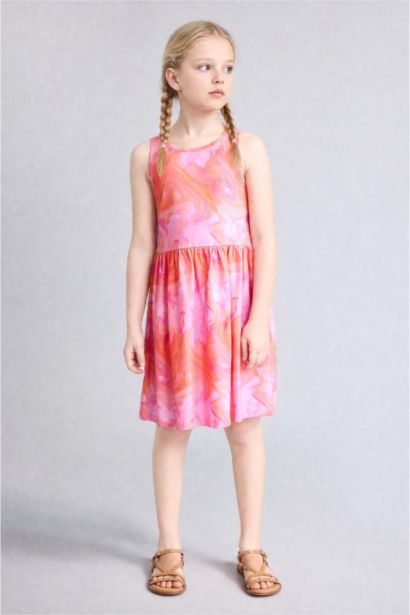 Regular Fit Sleeveless Knitted Dress