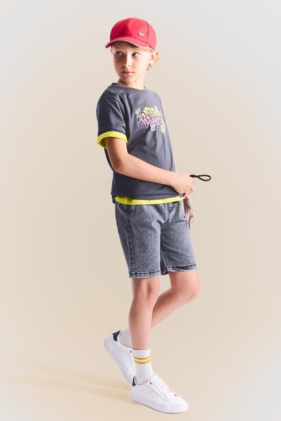 Boy Regular Fit Denim Shorts