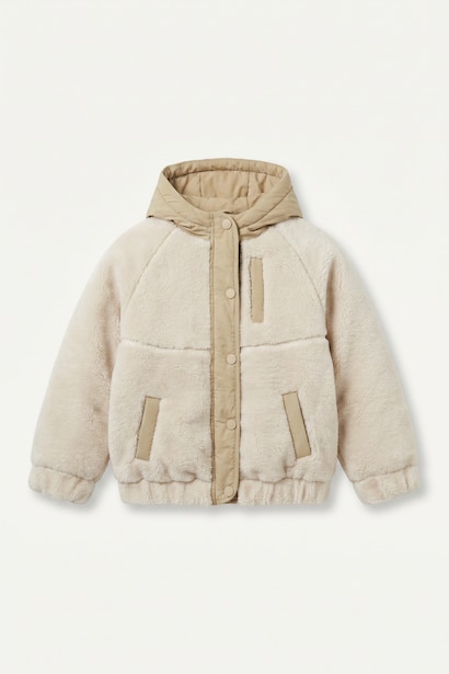 Baby Girl Hooded Puffer Jacket