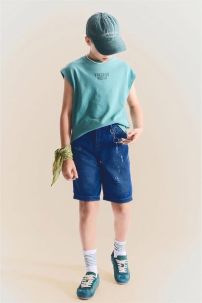 Boy Regular Fit Denim Shorts