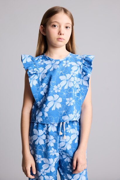 Girl Short Sleeve Blouse