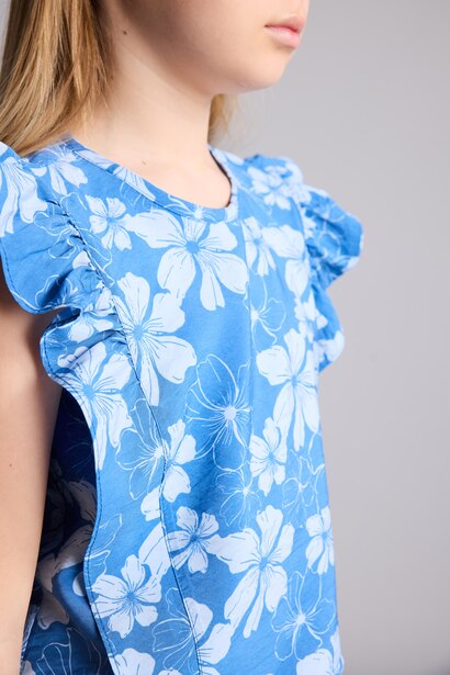 Girl Short Sleeve Blouse