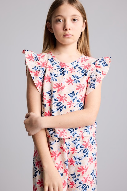 Girl Short Sleeve Blouse