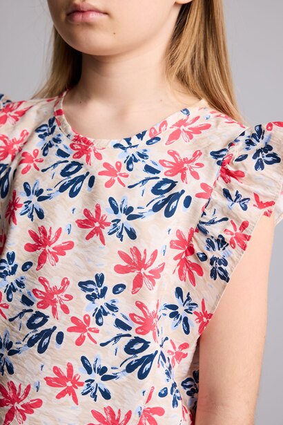 Girl Short Sleeve Blouse