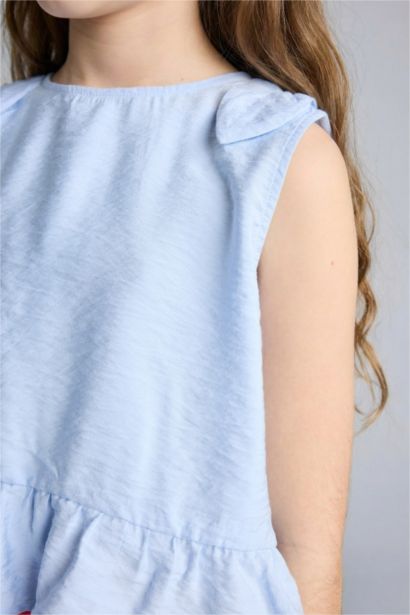 Kısa Kollu Bluz Kız Çocuk