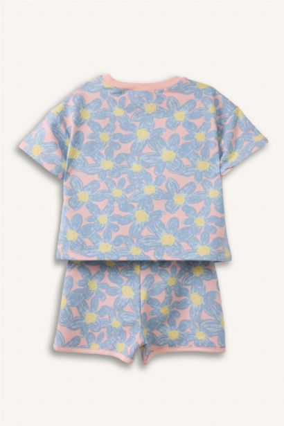 Çiçekli 2'li Takım Kız Bebek