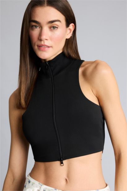 Afra x Defacto Fıtted Dik Yaka Atlet