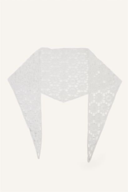 Kadın Dantel İşlemeli Bandana
