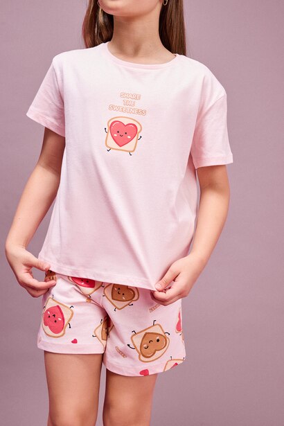 2 piece Regular Fit Knitted Pyjamas