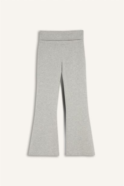 Regular Fıt Ribana 2'li Pijama Takımı Kız Çocuk