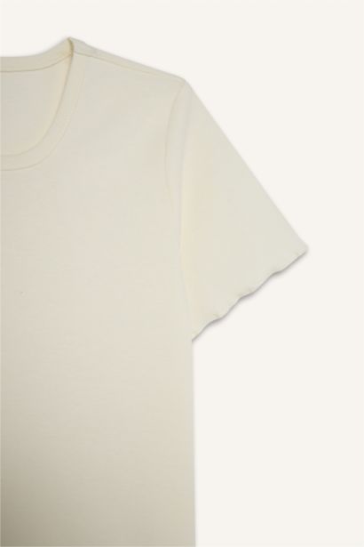 Regular Fıt Ribana 2'li Pijama Takımı Kız Çocuk