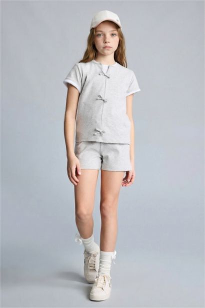 Regular Fıt 2'li Pijama Takımı Kız Çocuk