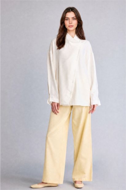 Relaxed Fit Uzun Kollu Tunik