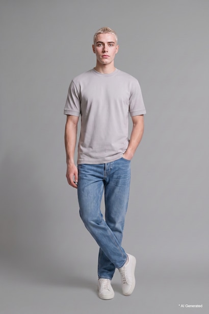 Straight Fit Trousers